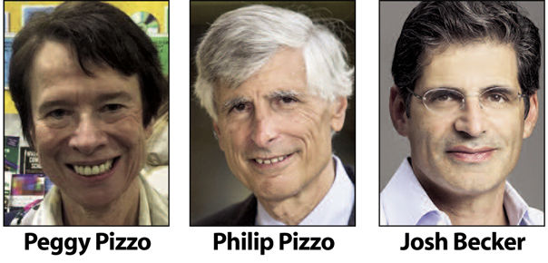 Peggy Daly Pizzo, Philip A. Pizzo and Josh Becker